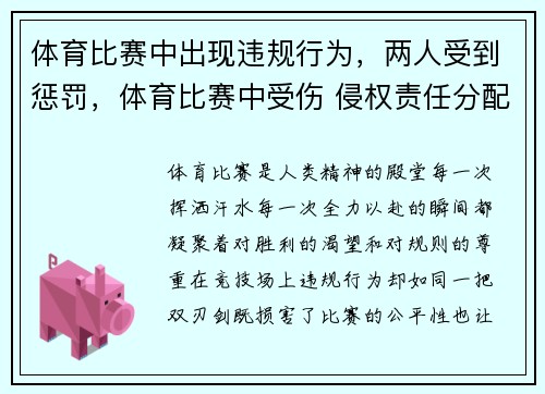体育比赛中出现违规行为，两人受到惩罚，体育比赛中受伤 侵权责任分配原则
